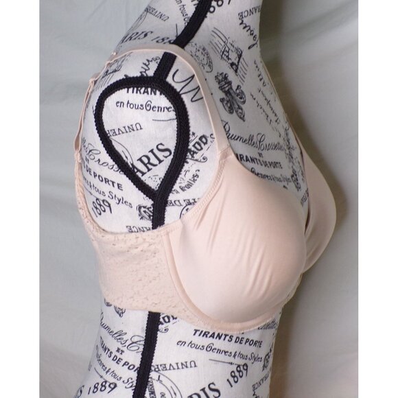 🆕CHANTELLE Norah Sweetheart Underwire T-Shirt Bra 36DD Beige #13FNO - Picture 7 of 10